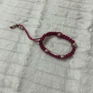 Adjustable Beaded Woven Bracelet